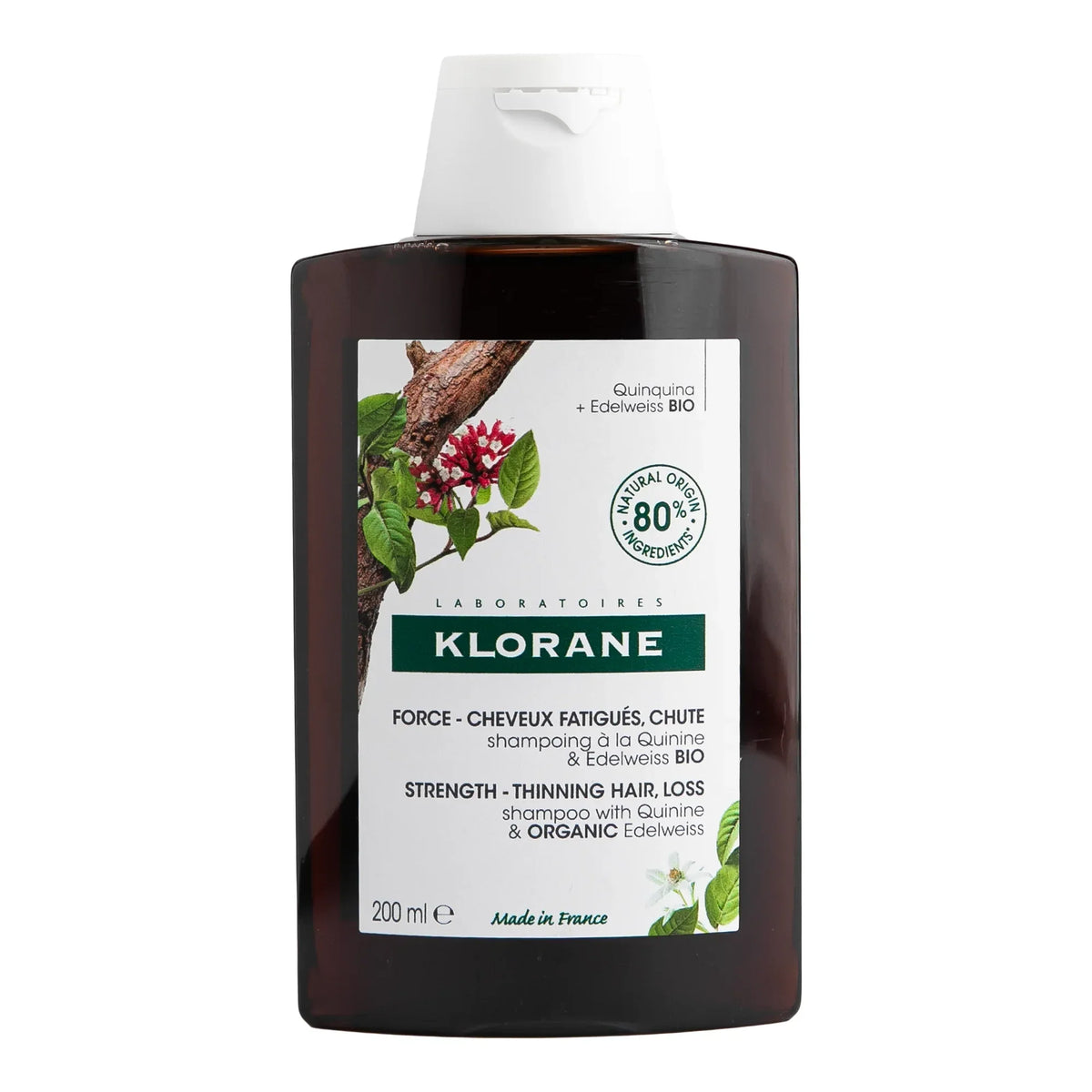Klorane Fortifying Quinine Shampoo 200ml - Klorane