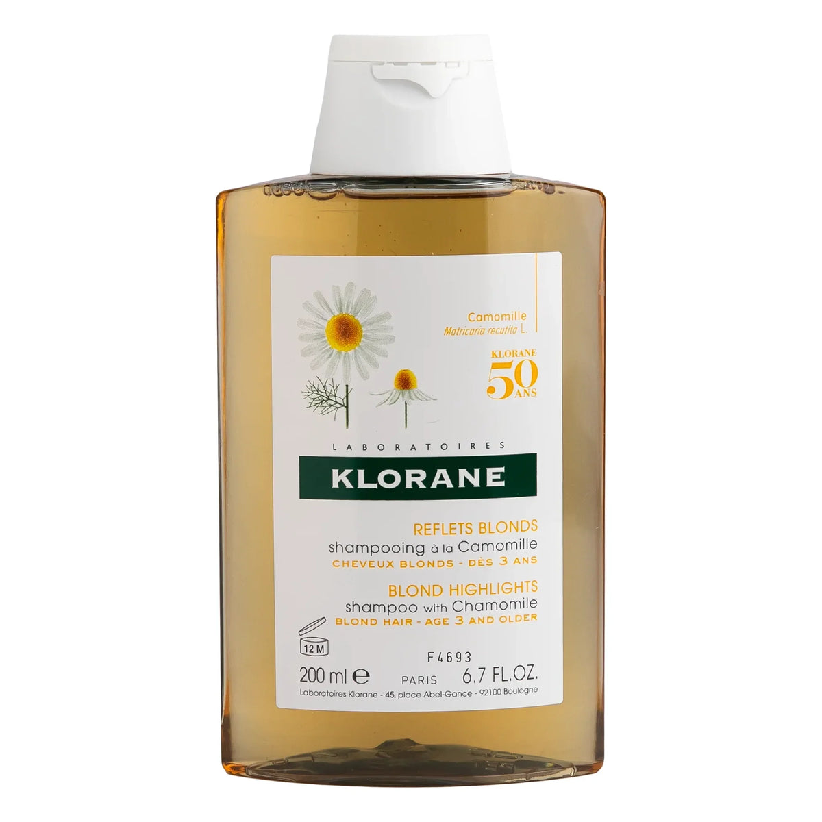 Klorane Chamomile Shampoo 200ml - Klorane
