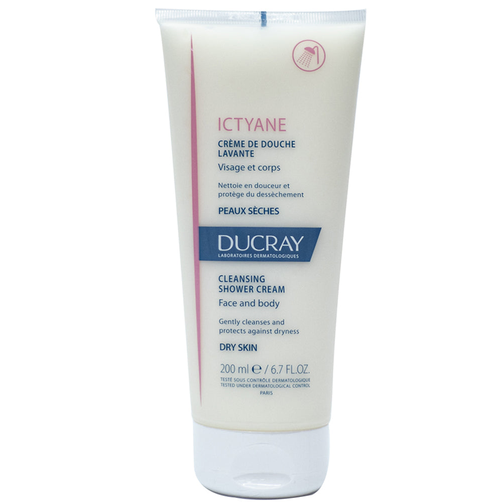 Ducray Ictyane Anti-Dryness Cleansing Shower Cream - Ducray