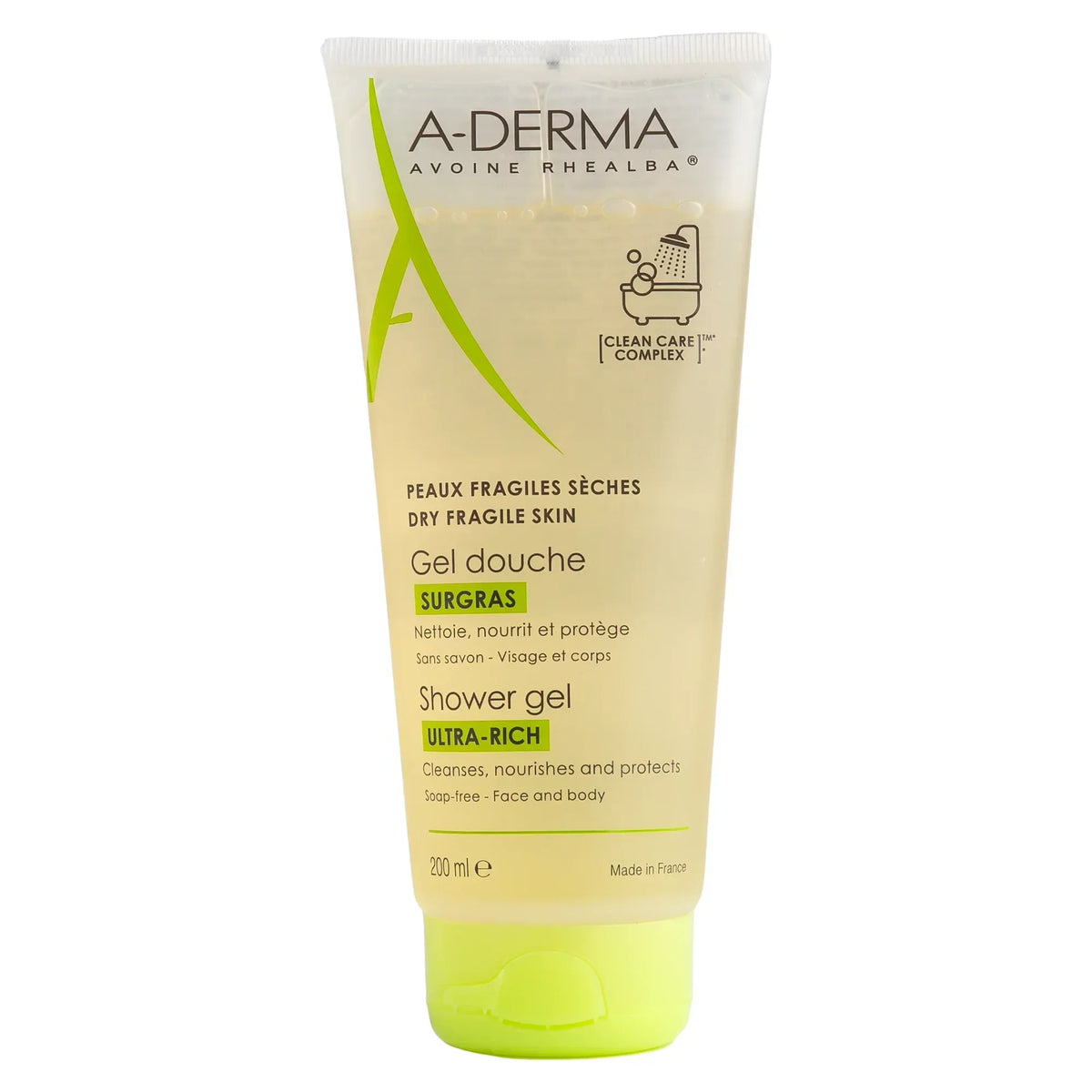 A-derma Superfatted Soap free shower gel 200ML - A-Derma