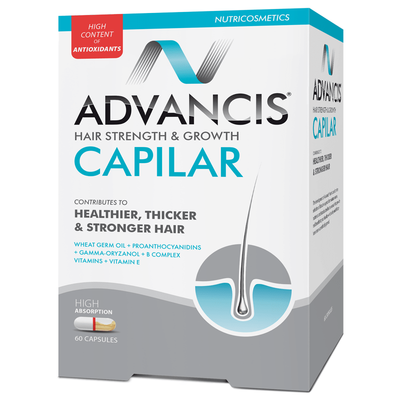 ADV HAIR CAPILAR S&G-60 CAPS