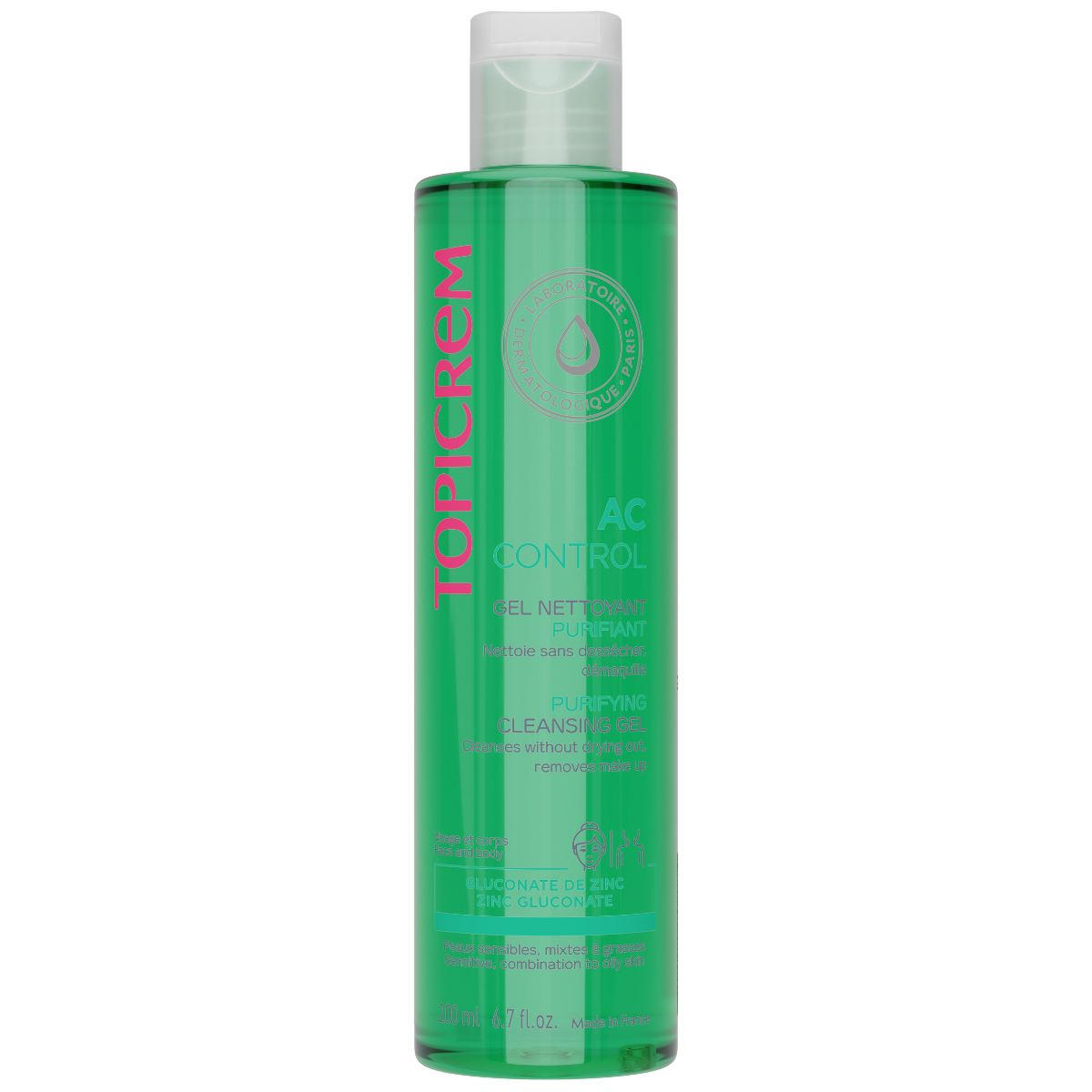 TOPICREM AC PURIFYING CLEANSING GEL 200ML