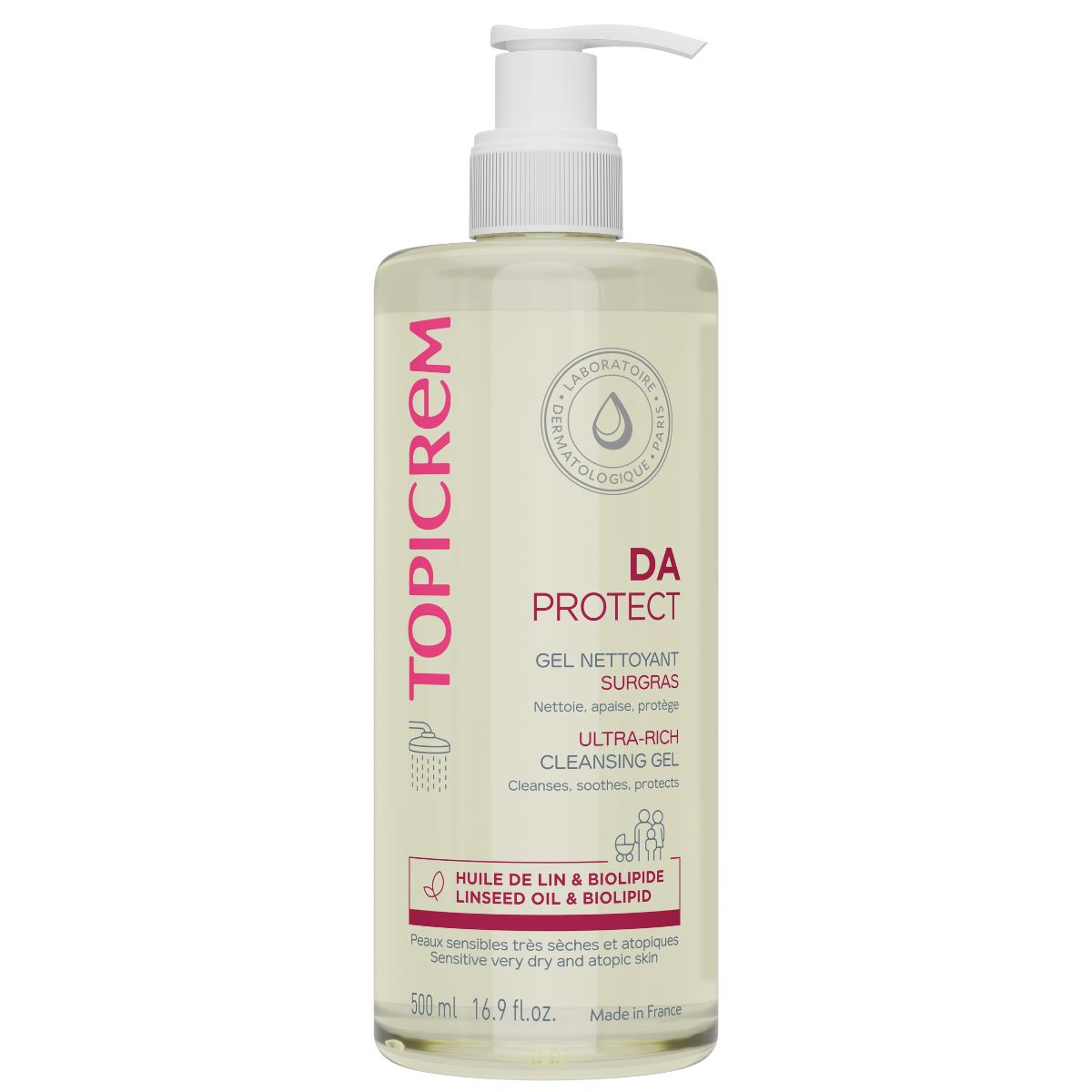 TOPICREM DA ULTRA-RICH CLEANSING GEL 500ML