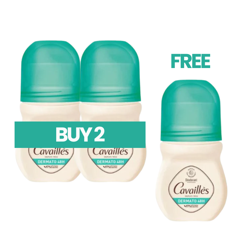 BUY 2 DEO ROLL DERMATO/GET 1 SOAP FREE