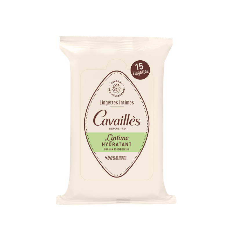 INTIME LINGETTES HYDRATANTES, 15 LINGETTES