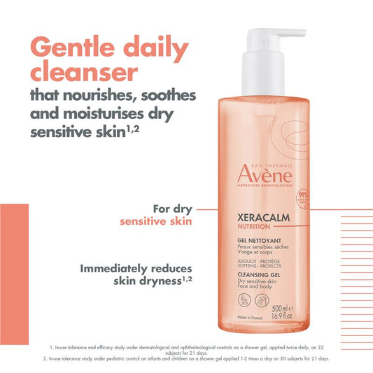 Avène XeraCalm Nutrition Cleansing Gel - Avène