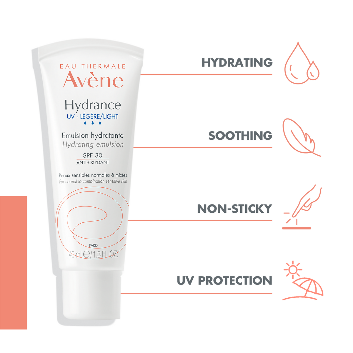 Avène Hydrance UV Light SPF 30 Emulsion - Avène