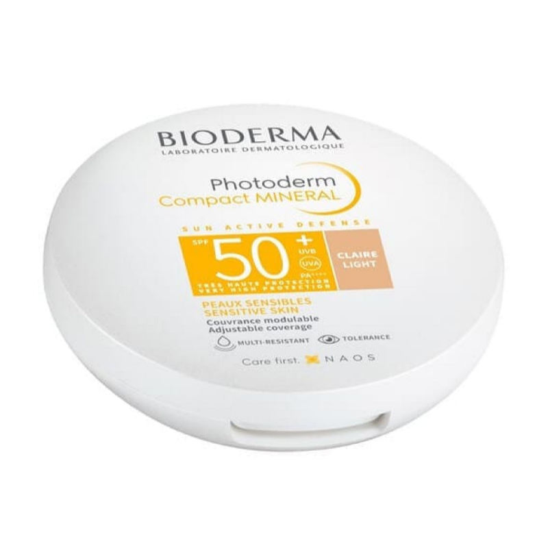 BIODERMA PHOTODERM COMPACT TEINTEE CLAIRE SPF50+ 10GR