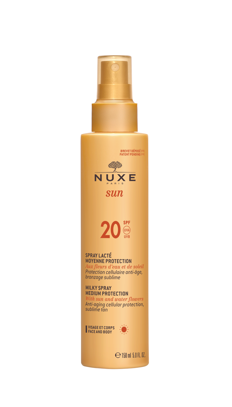 NUXE SUN MILKY SPRAY MEDIUM PROTECTION SPF20 150ML