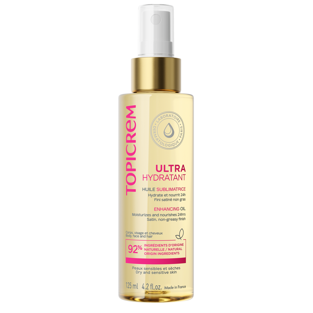 Topicrem ULTRA-MOISTURIZING ENHANCING OIL 125ML