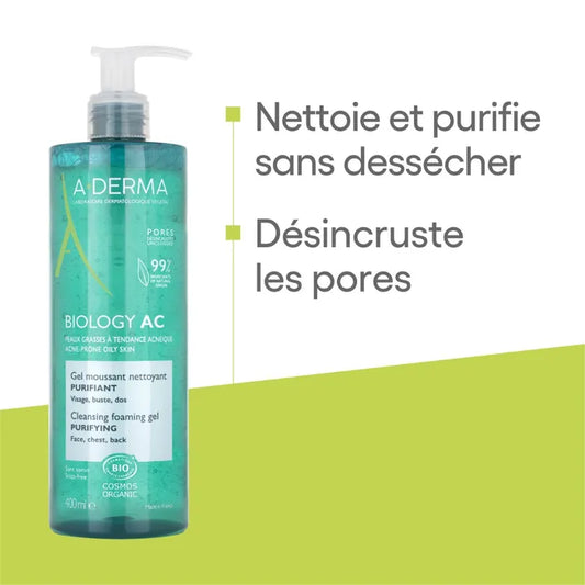 A-derma Biology AC Purifying Foaming Gel - A-Derma