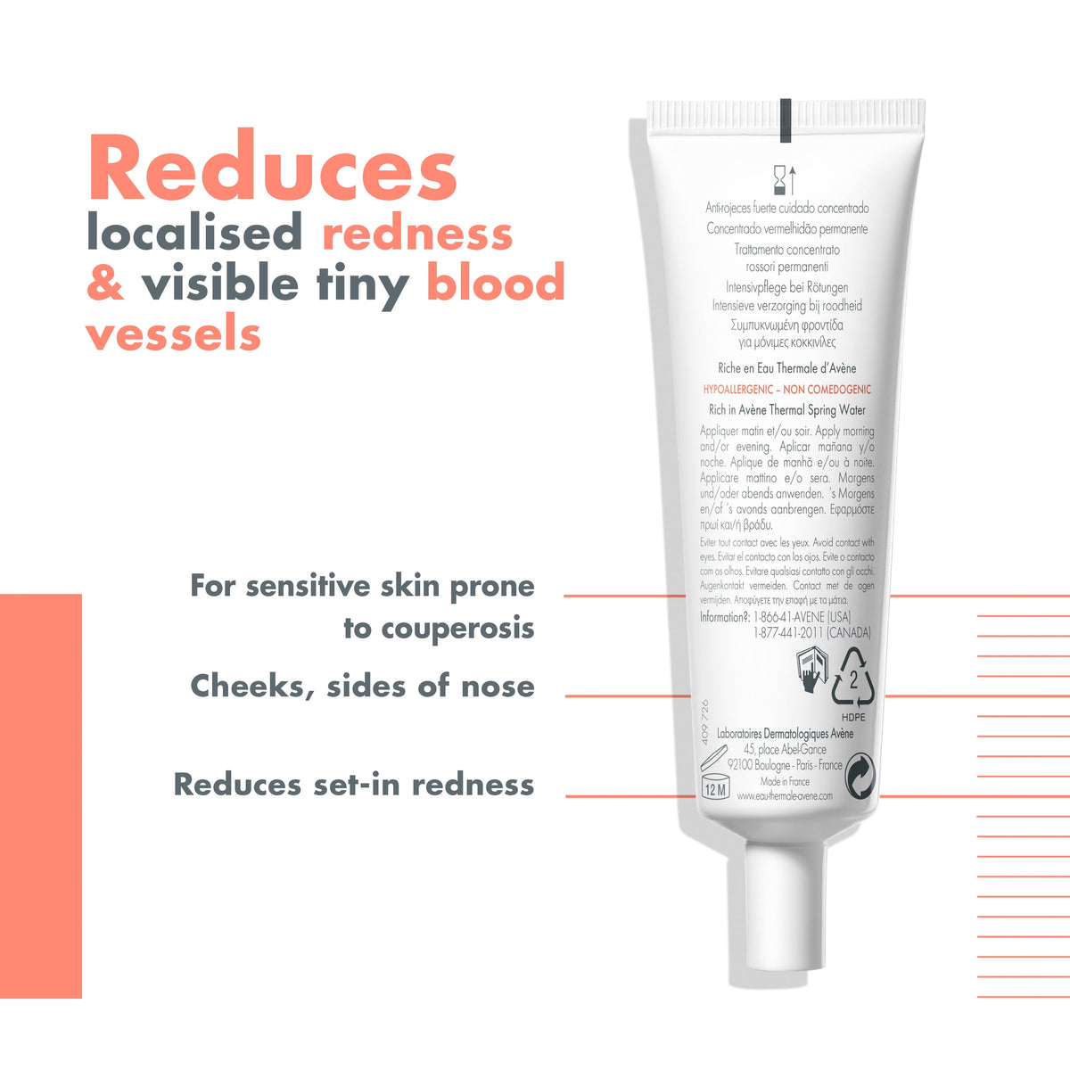 Avène Antirougeurs Anti-redness Fort Soothing Concentrate - Avène