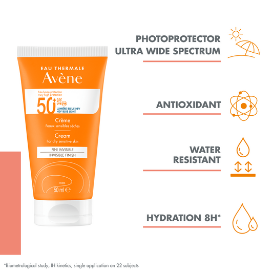 Avène Sunscreen Cream SPF 50+ - Avène