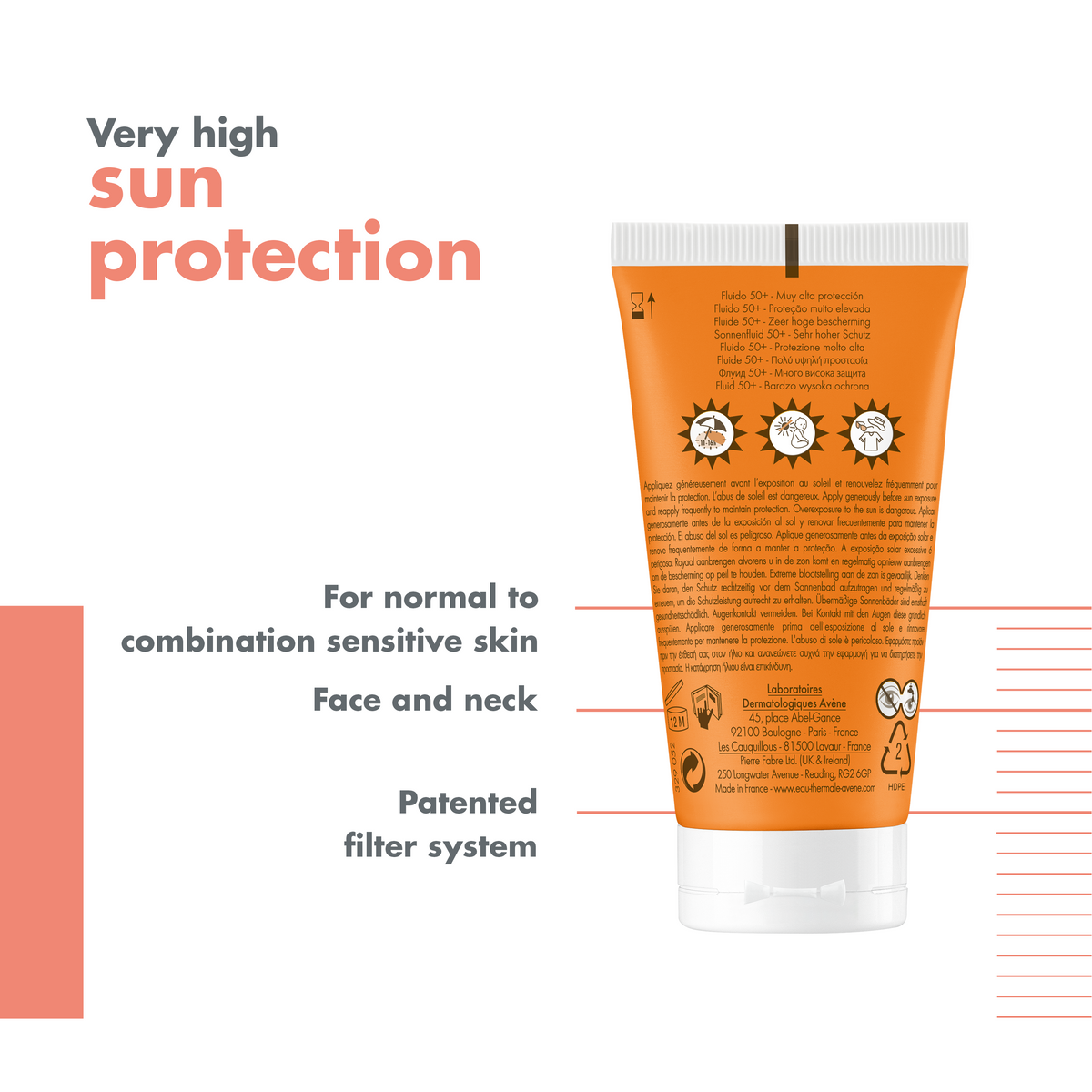 Avène Sunscreen Fluid SPF 50+ - Avène