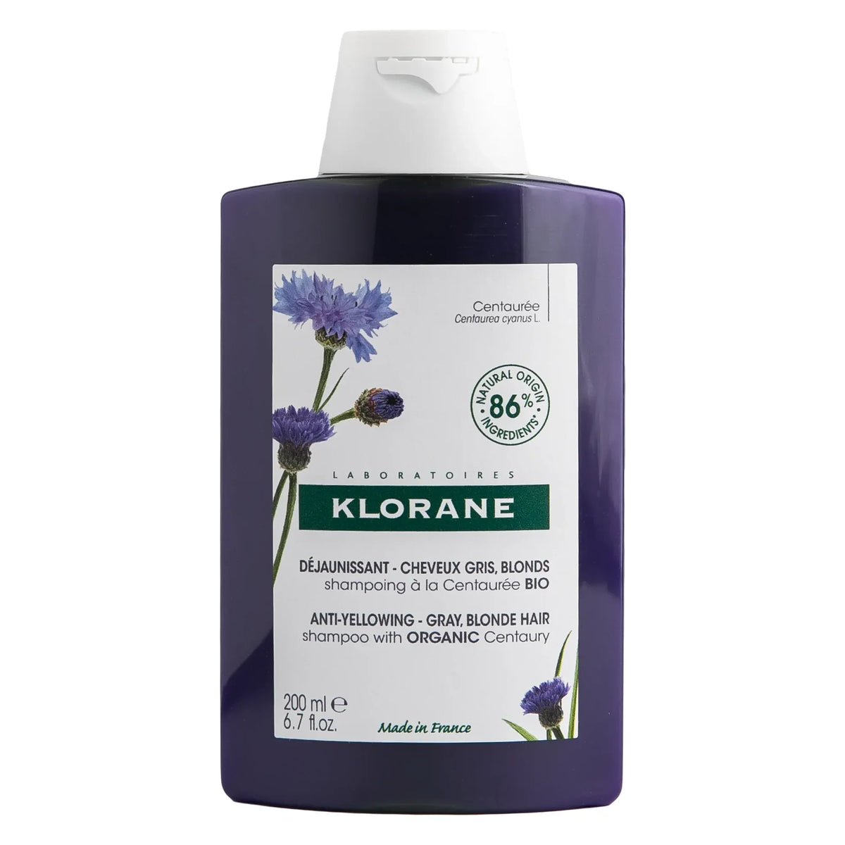 Klorane Centaury Silver Highlights Shampoo - Klorane