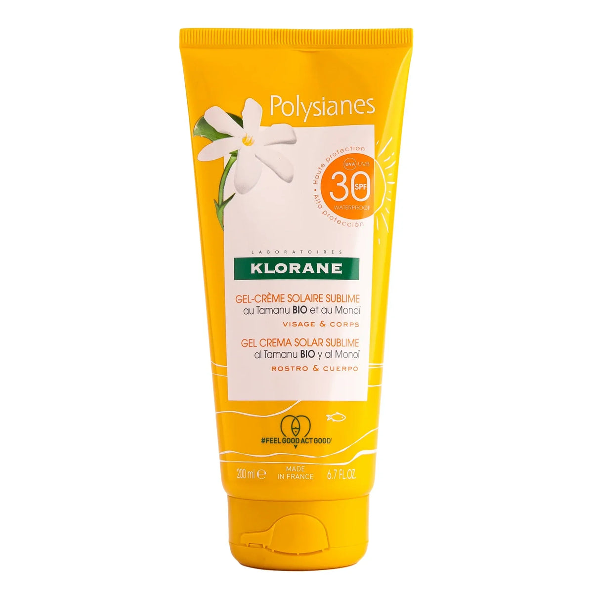 Klorane Polysianes Sublime Sun Gel Cream SPF 30 - Klorane