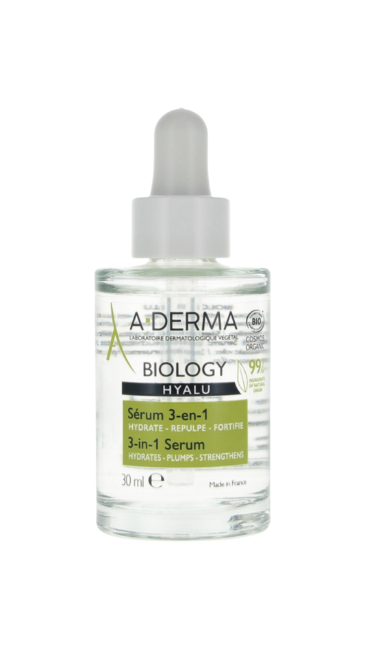 A-derma Biology Hyalu 3 in 1 Serum with Hyaluronic Acid - A-Derma