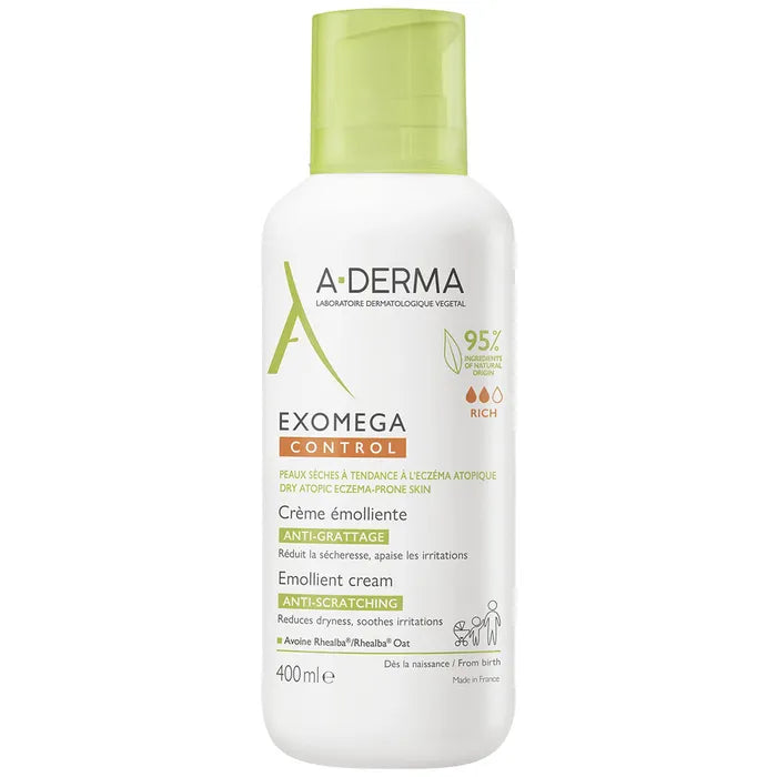 A-derma Exomega Control Anti-itch Emollient Cream - A-Derma
