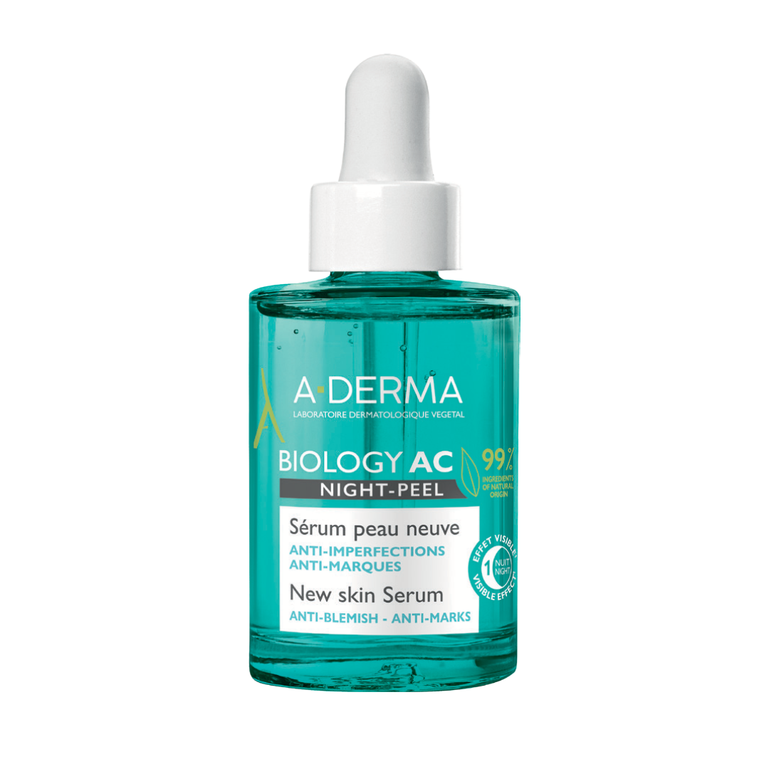 A-derma Biology AC Night Peel Anti-Blemish Serum - A-Derma