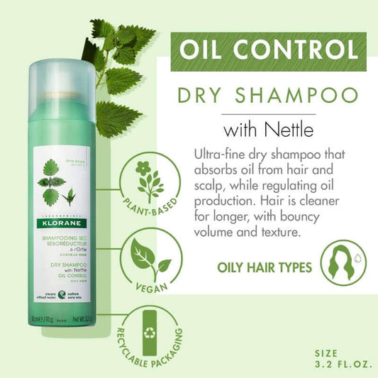 Klorane Organic Nettle Dry Shampoo - Klorane
