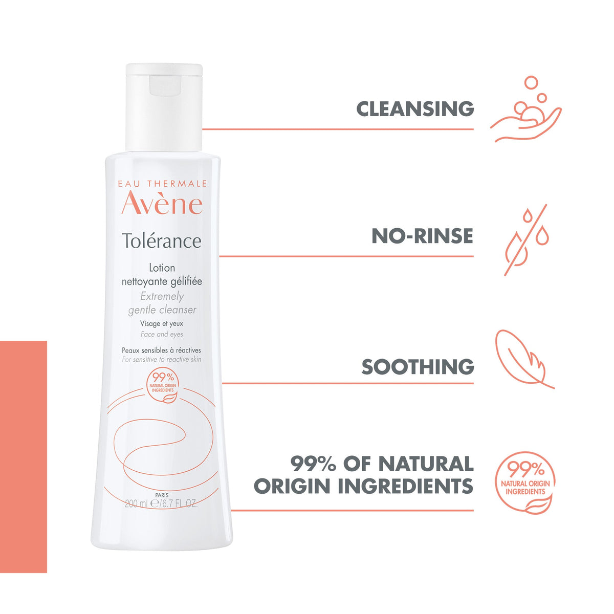 Avène Tolerance Gel Cleansing Lotion - Avène