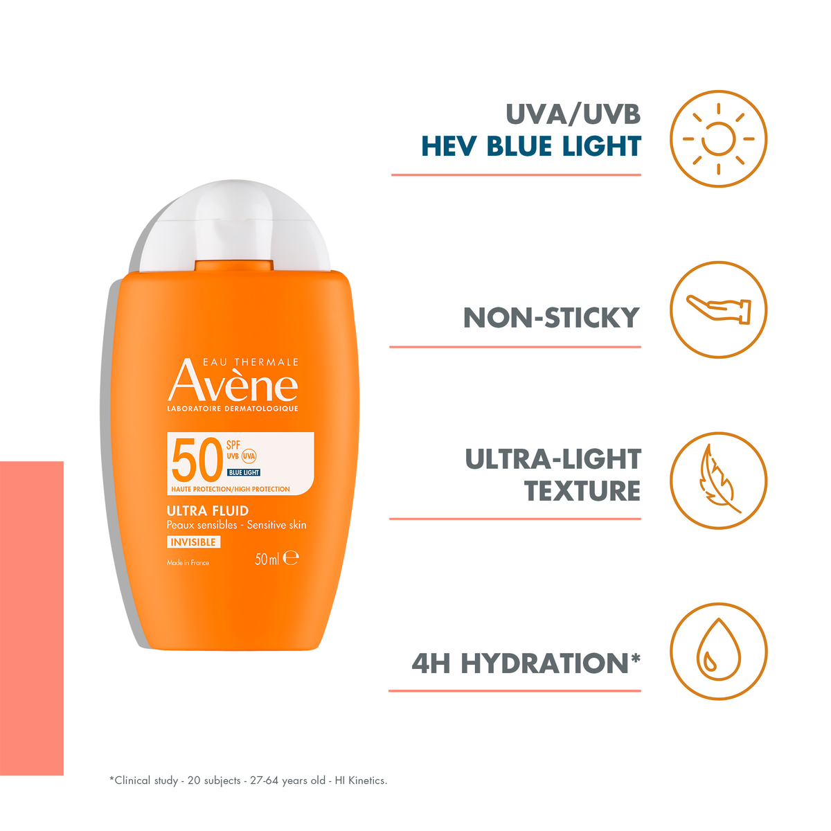 Avene Ultra Fluid Invisible SPF50 50ml - Avène