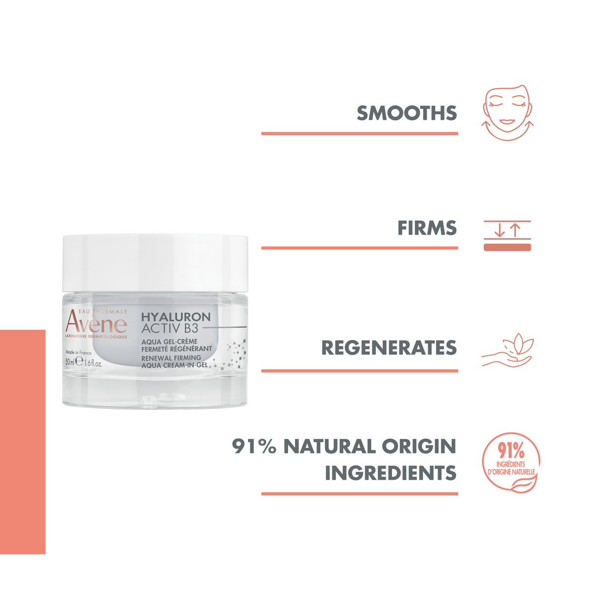 Hyaluron Activ B3 Renewal Firming Aqua Cream-in-gel - Avène