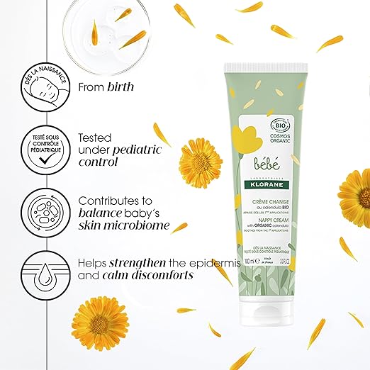 Klorane Baby Certified Organic Change Cream - Klorane