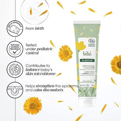 Klorane Baby Certified Organic Change Cream - Klorane