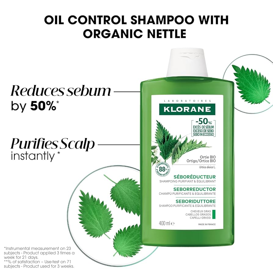 Klorane Organic Nettle Shampoo 400ml - Klorane