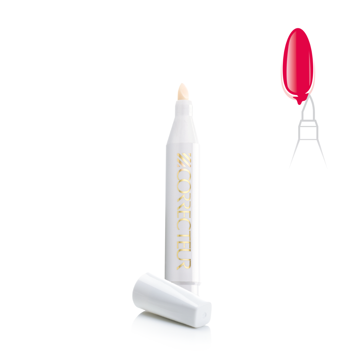 Correcteur for nail polish