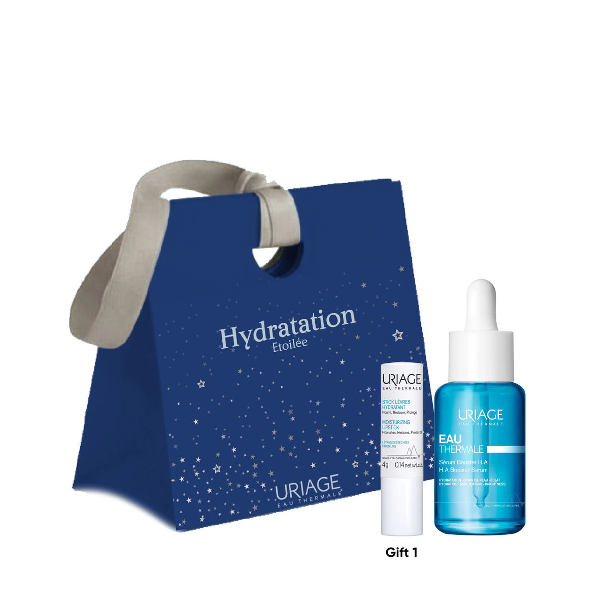 Uriage - serum booster ha + free stick levres