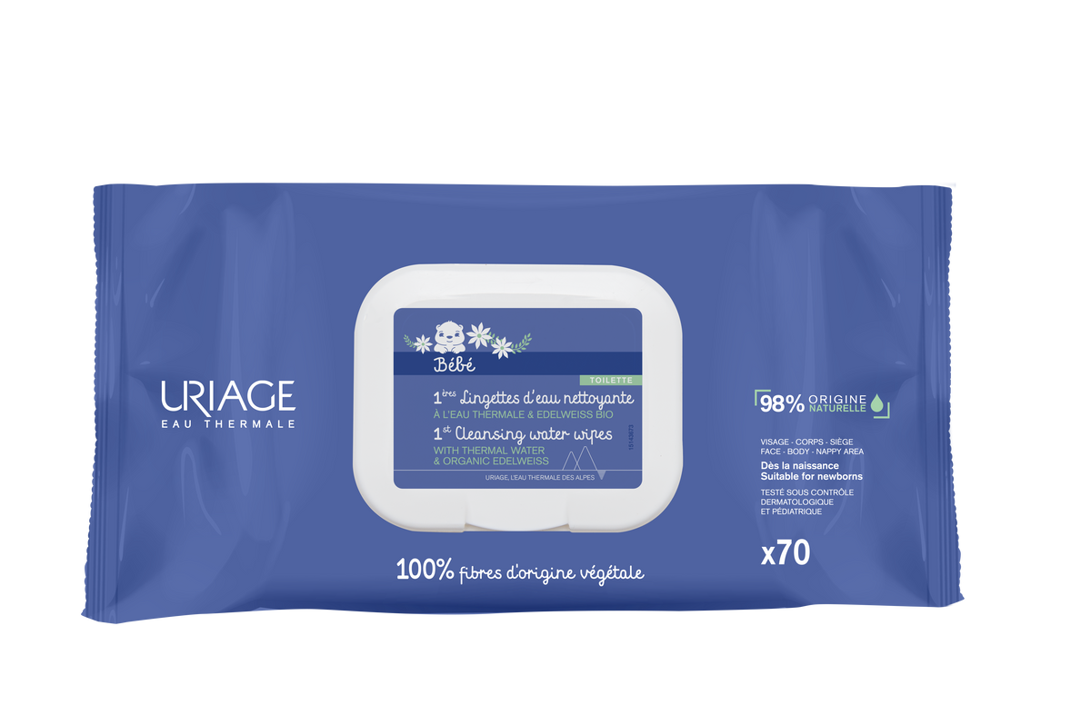 Uriage - BEBE 1ere EAU,LINGETTES NET. EXTRA DOUCE,