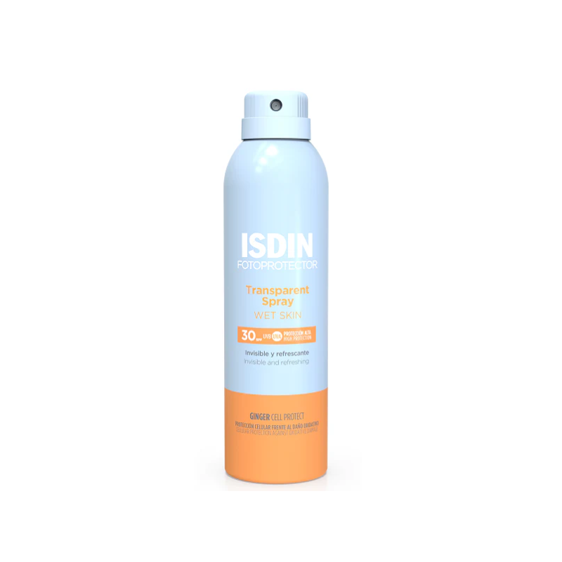 FOTOPROTECTOR TRANSPARENT SPRAY WET SKIN SPF30