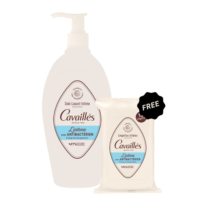 FREE LINGETTE WITH INTIME ANTI-BACTERIEN 500 ml