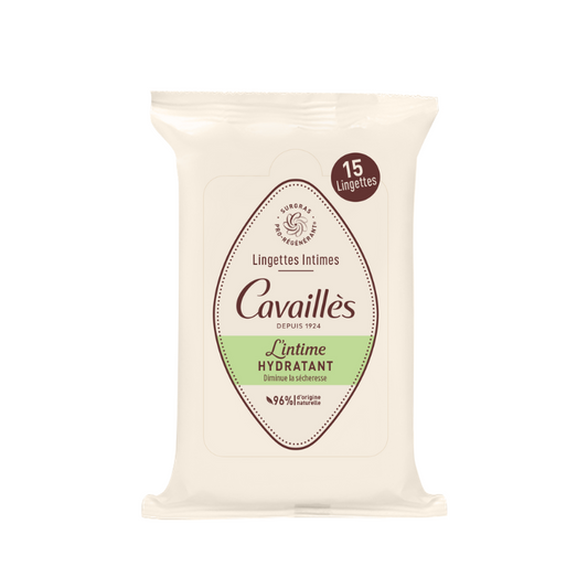 INTIME LINGETTES HYDRATANTES, 15 LINGETTES