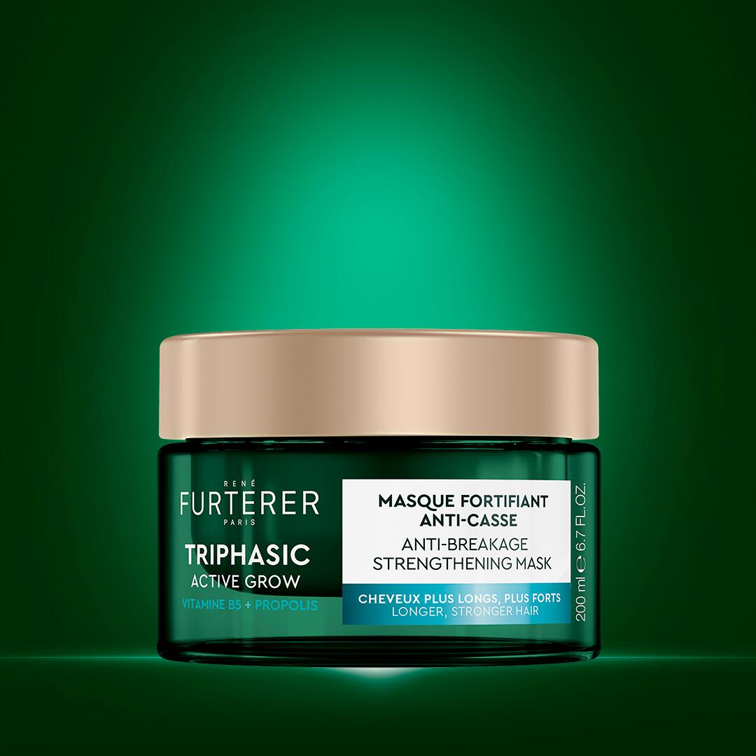Rene Furterer Triphasic active grow Strengthening anti-breakage mask for damaged hair 200ml  - Accelerates hair growth