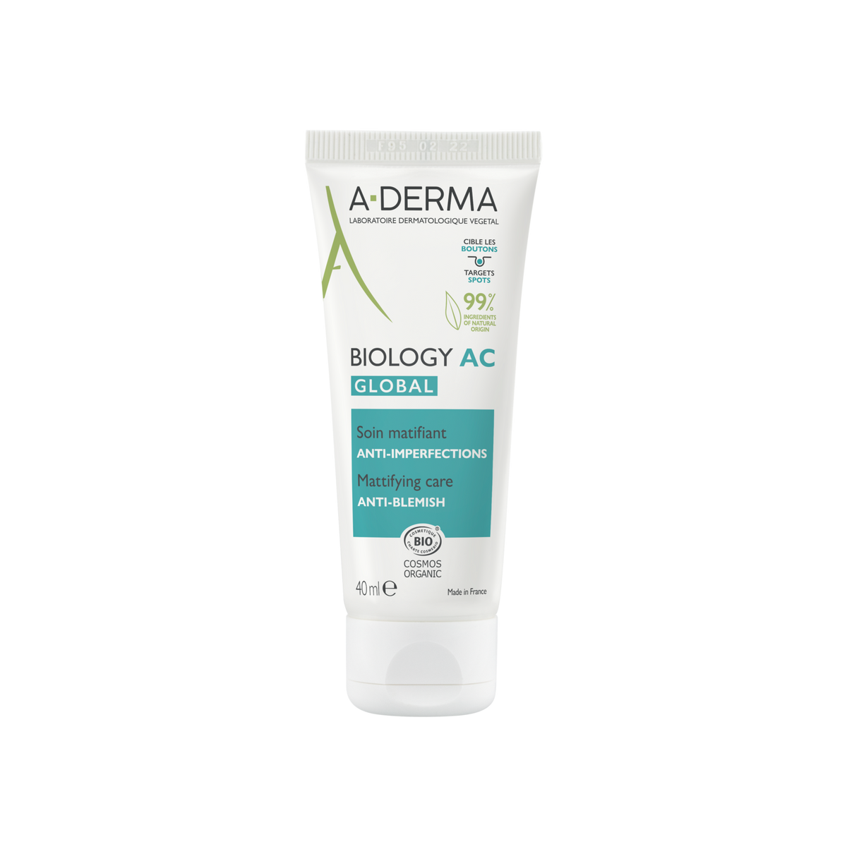 A-Derma Biology AC Mattifying anti-blemish treatment 40ml for anti-blemishes anti-marks