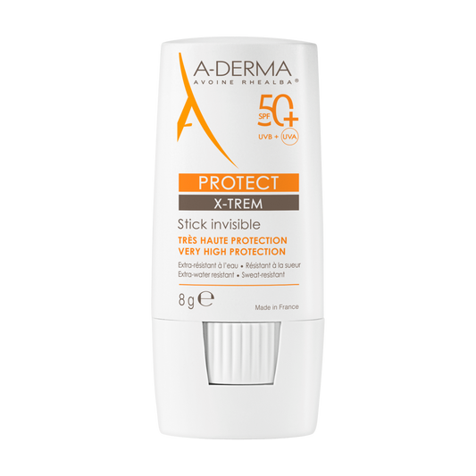 A-Derma Protect invisible Sunscreen Stick SPF50+ I Body - face - lips