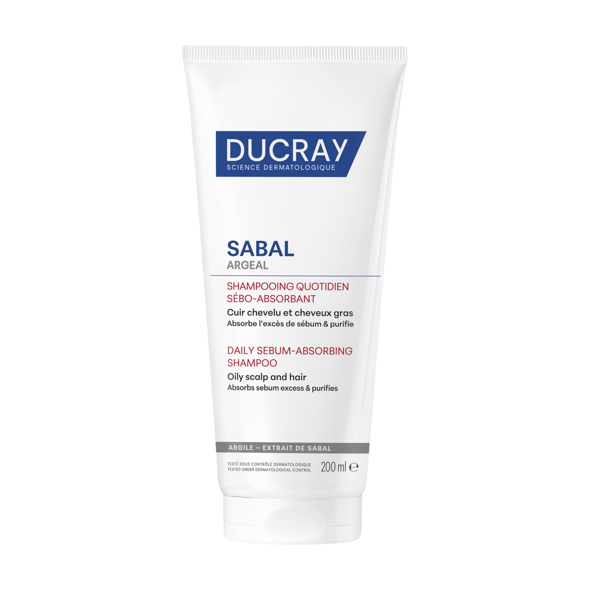 Ducray Sabal Argeal daily sebum-absorbing shampoo for oily hair 200ml