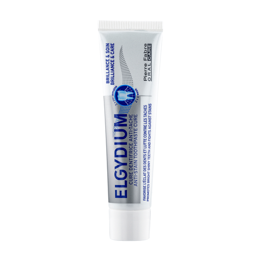 Elgydium Brilliance & Care toothpaste Packshot