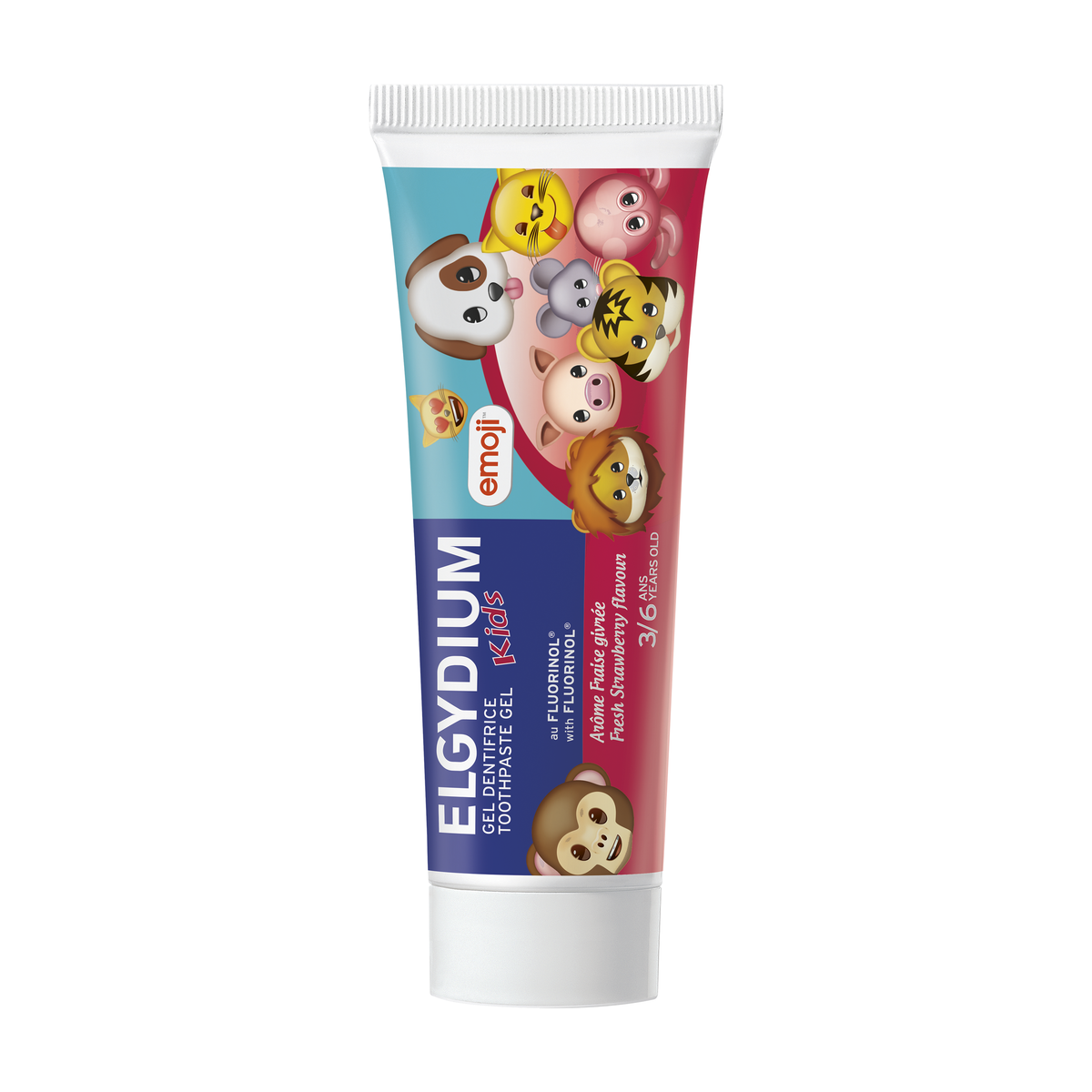 Elgydium kids fresh strawberry toothpaste Packshot