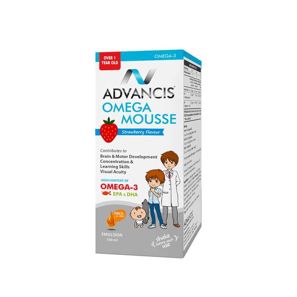 ADV OMEGA MOUSSE STRAWBERRY-100ML