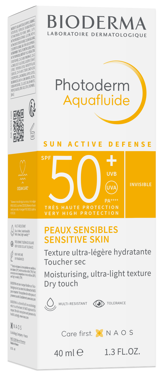 BIODERMA PHOTODERM AQUAFLUIDE SPF50+ INVISIBLE 40ML