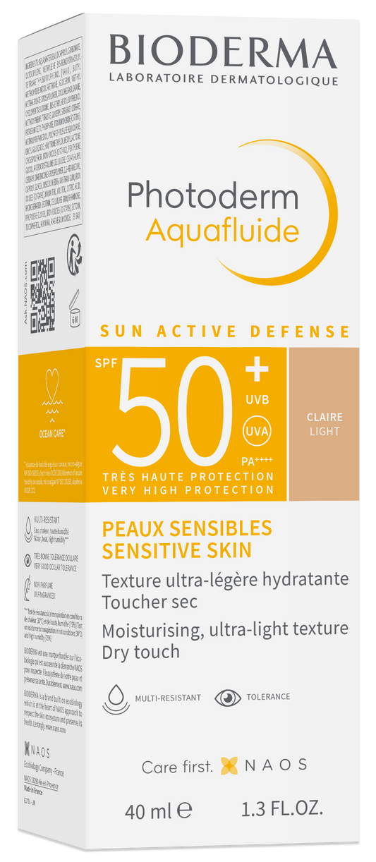 BIODERMA PHOTODERM AQUAFLUID TEINTEE CLAIRE 40ML