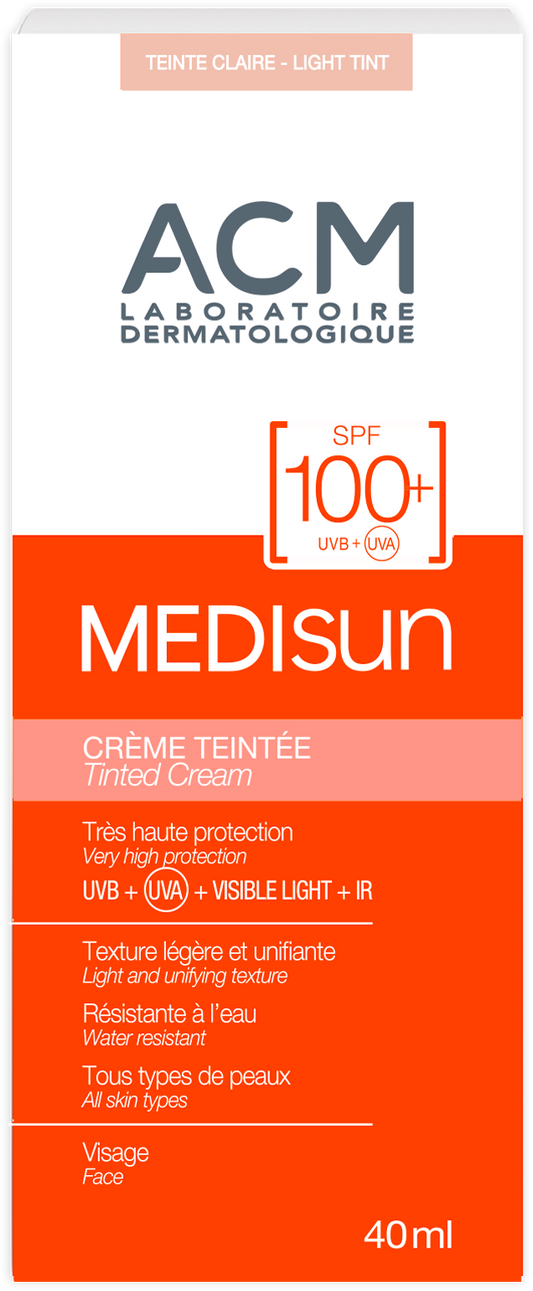 ACM MEDISUN TINTED CREAM SPF100+ (LIGHT TINT) 40ML