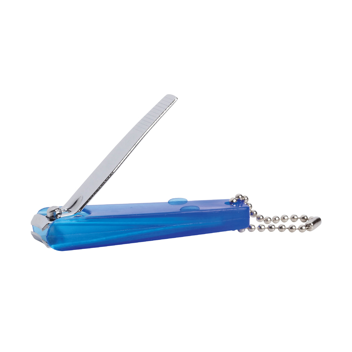 VIT-1055 BLUE POCKET NAIL CLIPPER WITH CHAIN