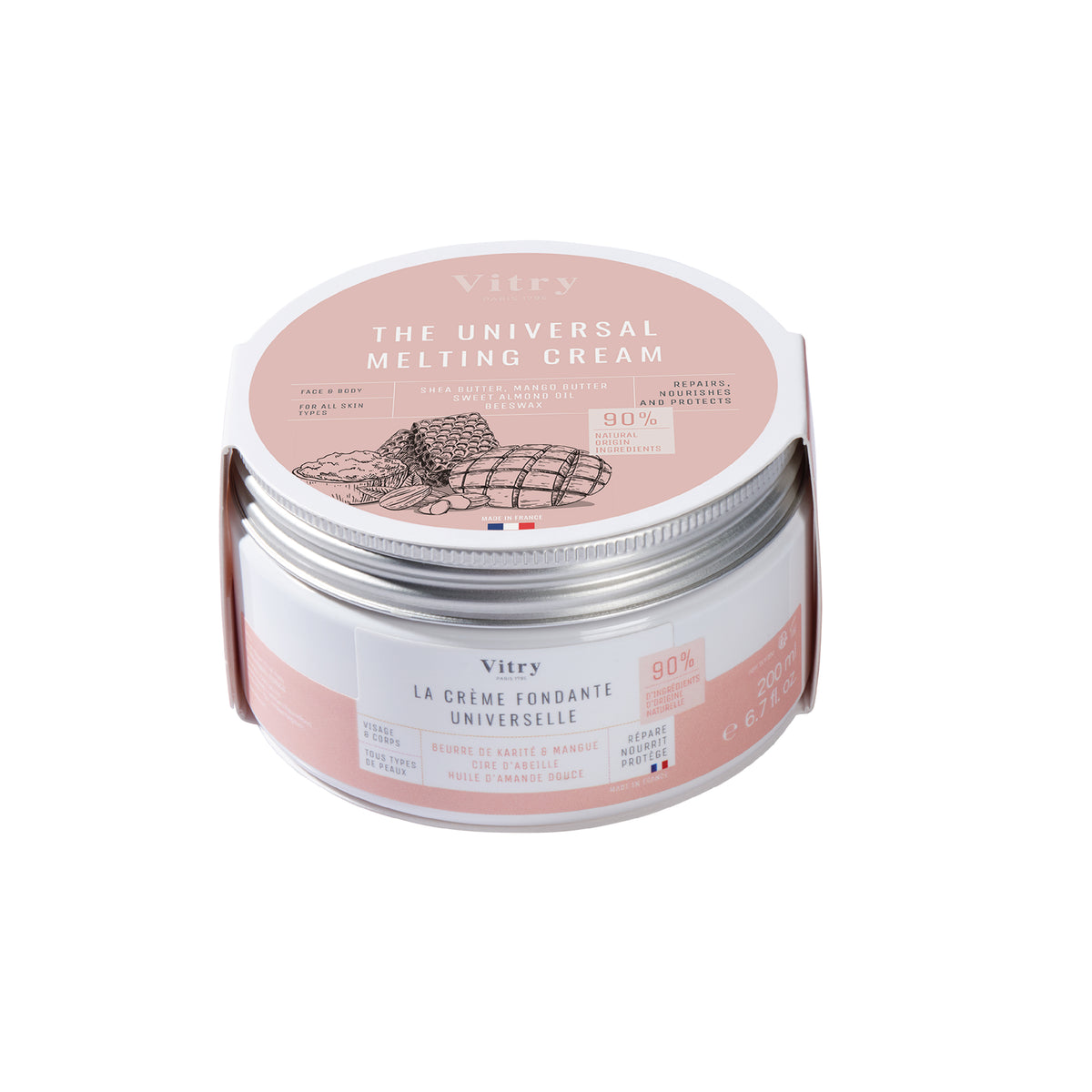 VIT-CF200A UNIVERSAL MELTING CREAM 200 ML 90% NATURAL