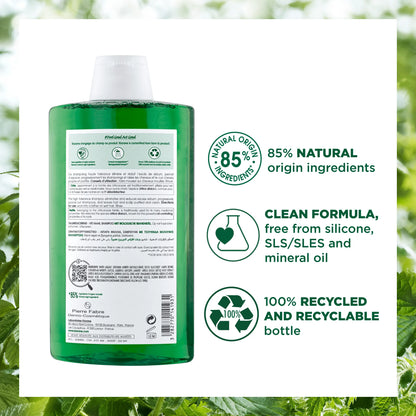 Klorane Organic Nettle Shampoo 400ml - Klorane