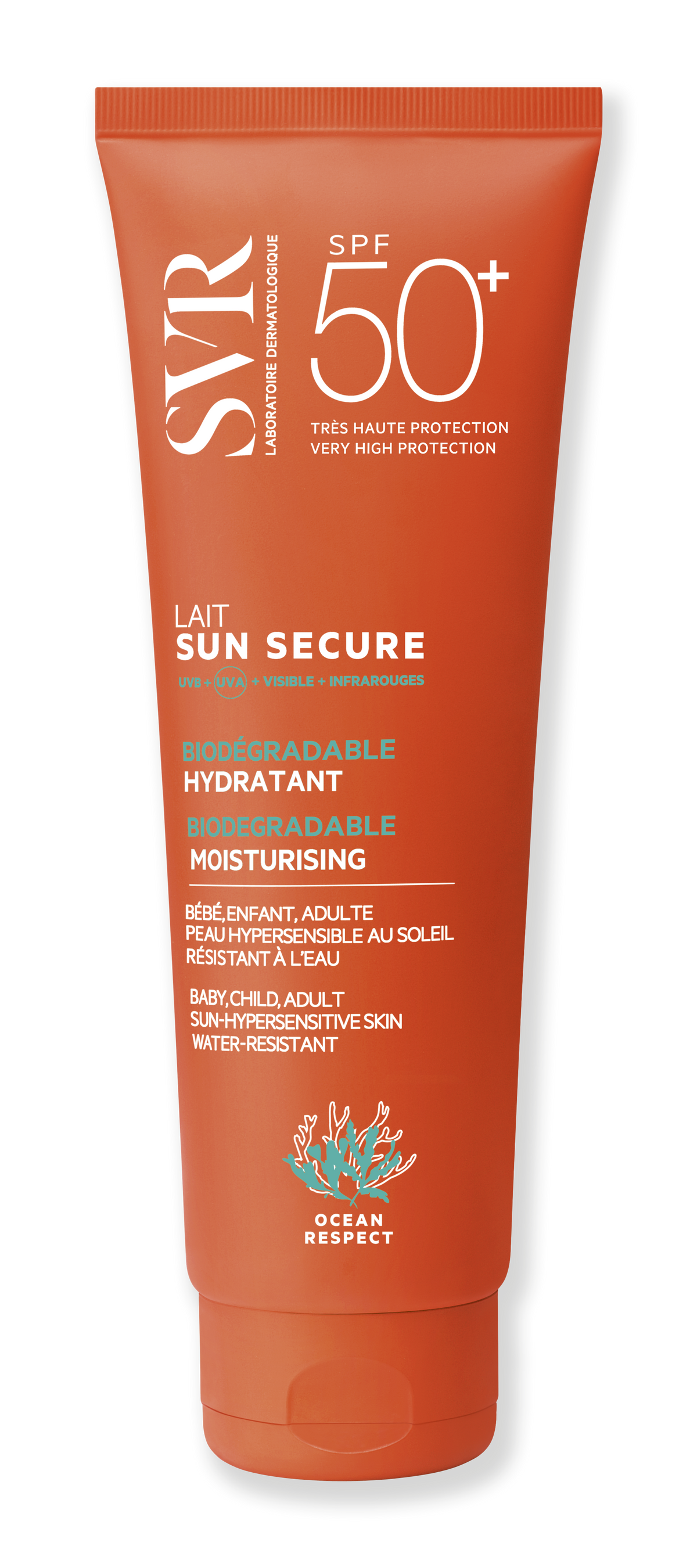 SVR SUN SECURE LAIT CORPS SPF50+ 250ML